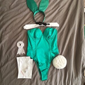 Playboy Green Bunny Suit